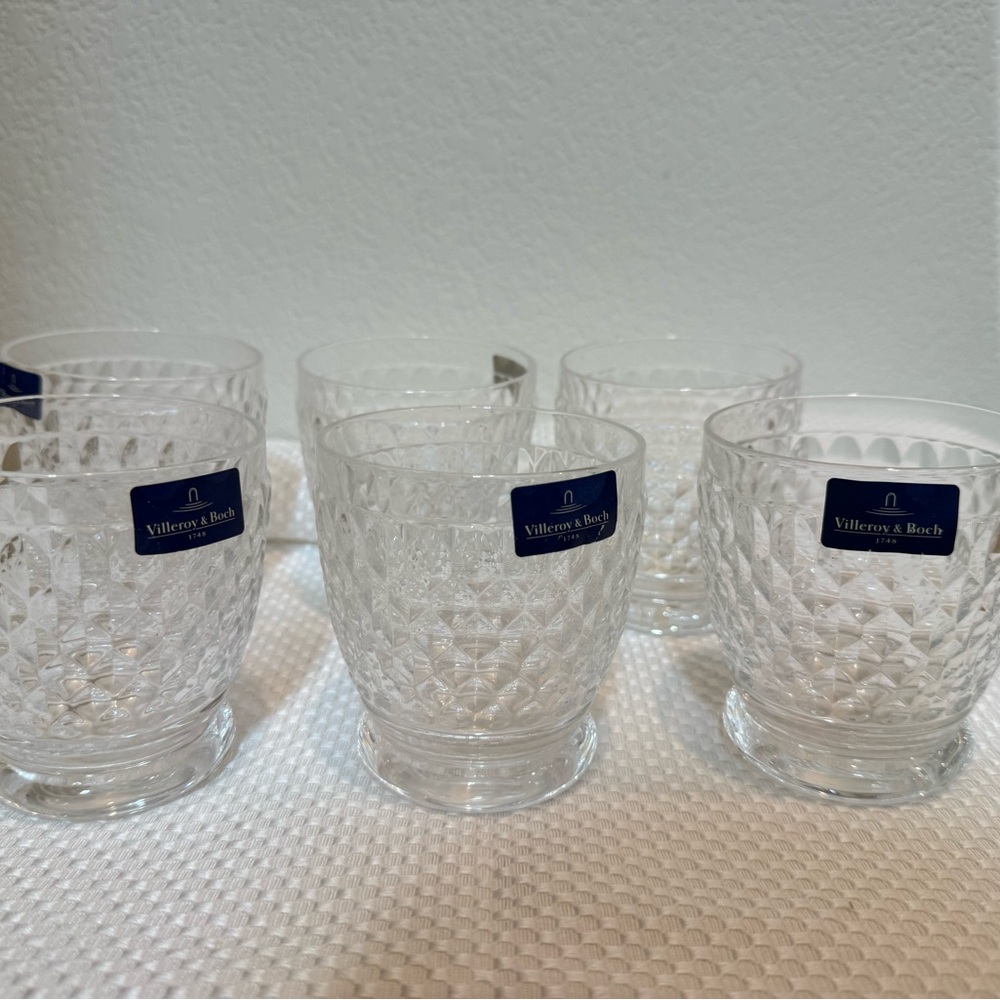 Villeroy & Boch Diamond Pattern Glass Tumblers